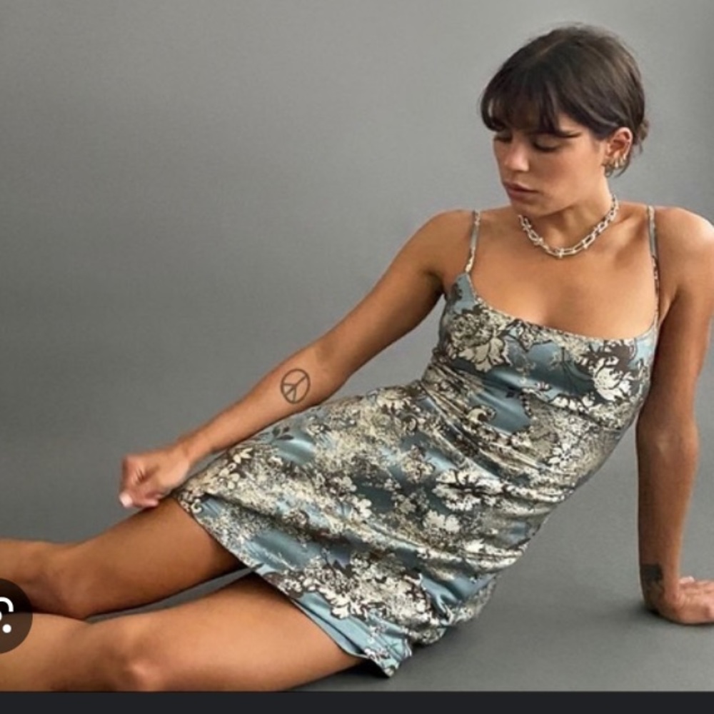 Urban Outfitters Monette Jacquard Mini Dress Size Medium
